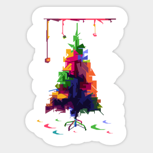 popart tree natal Sticker